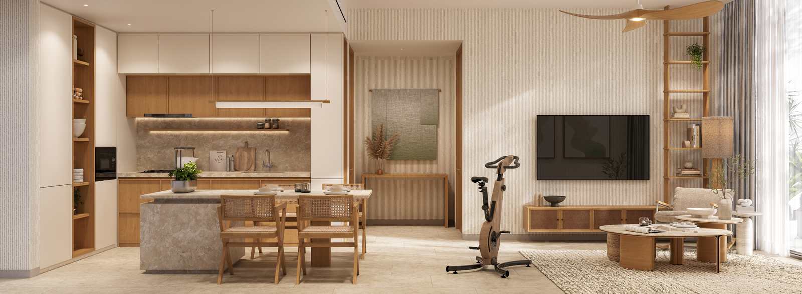Studio Apartment in KORE by IMTIAZ | Dubailand Residence Complex 3