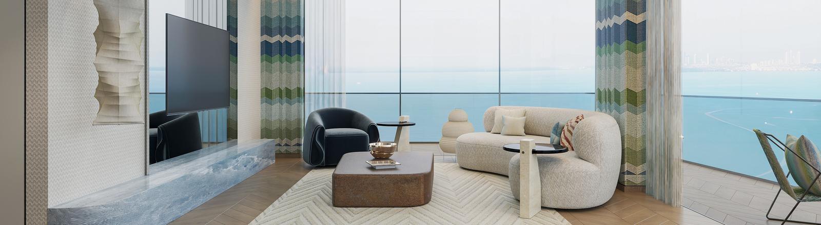 2-Bedroom Apartment in The Bay Interiors by Missoni | Dubai Islands 3