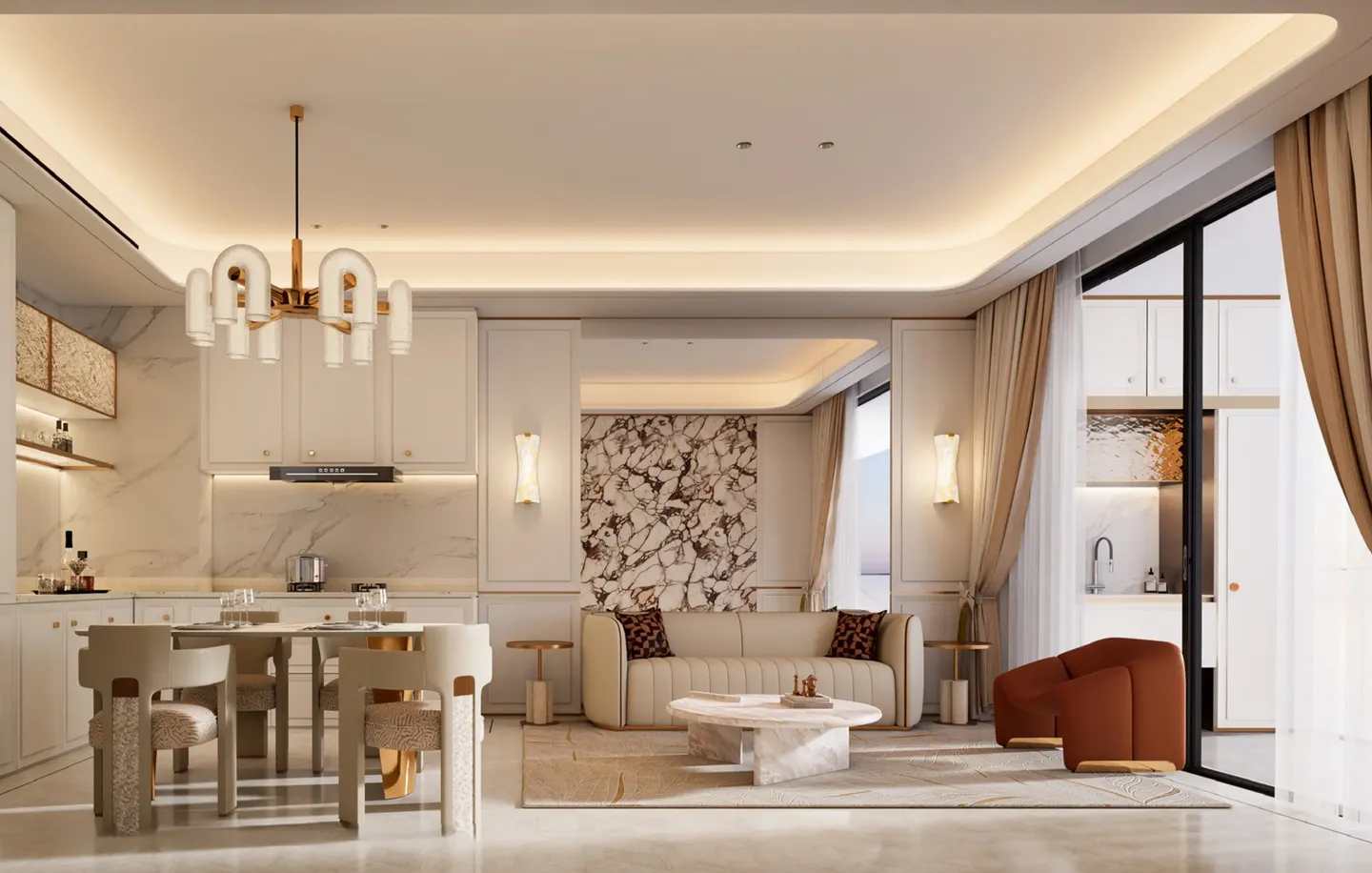 1-Bedroom Apartment in Yigo Luxe | Dubai Silicon Oasis 2